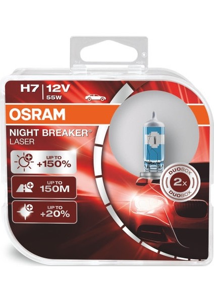 H7 Ampul Takımı Osram Night Breaker Laser
