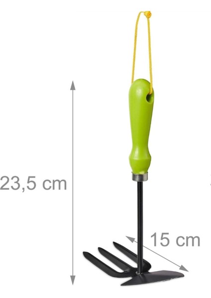 Üç Dişli Bahçe El Çapası, Çapa, Küçük Çapa, Toprak Çapası 24 cm fırsatları