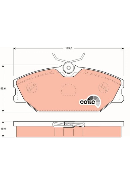 ÖN FREN BALATASI RENAULT MEGANE 1999 LAGUNA 1995 SCENIC 1999 LOGAN 2006 SAFRANE 1996-2000 7701206379 7701209380 410607125R