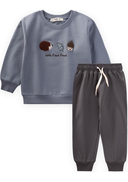 Sweatshirt Takım 1-5 Yaş Mint Yeşili