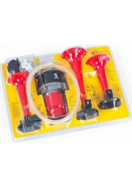 Seger 3 Borulu 24V 82KH240003 Kompresörlü Havalı Korna Melodili