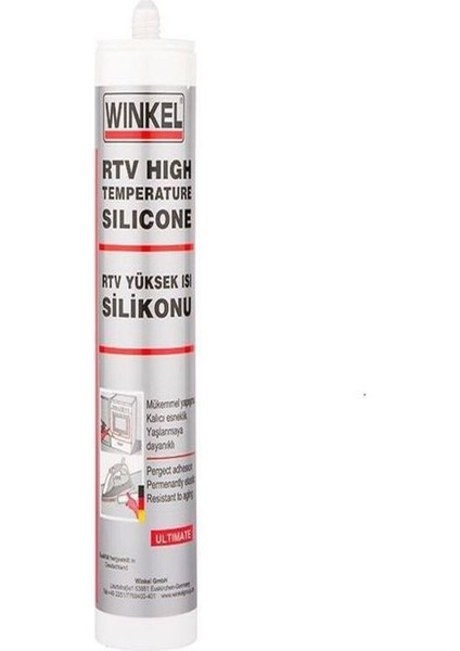 Rtv Yüksek Isı Silikon Kırmızı Asetoksi 280ML