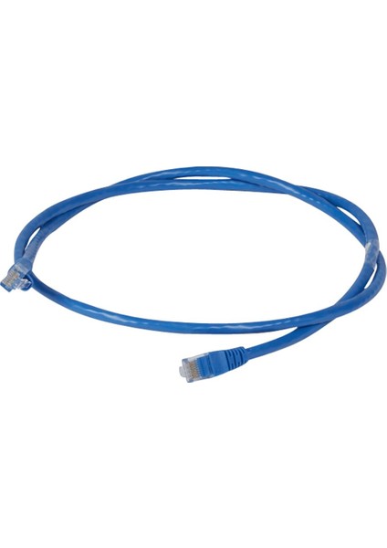Cat6 1 Metre / 1mt Ethernet / Internet Kablosu Mavi U\utp Pvc