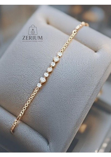 Xuping Beyaz Zirkon Taşlı Premium Kadın Bileklik 316L modelleri