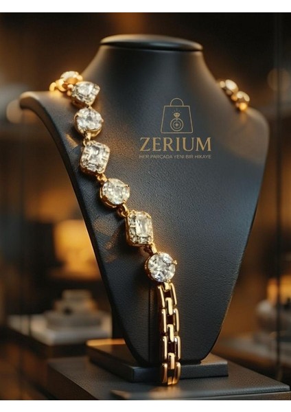 Xuping Beyaz Zirkon Taşlı Premium Kadın Bileklik 316L fırsatları