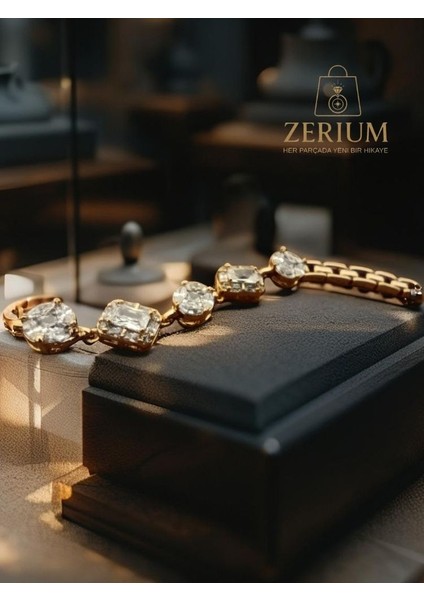 Xuping Beyaz Zirkon Taşlı Premium Kadın Bileklik 316L indirimleri