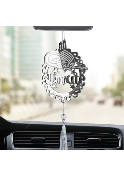 Kişiye Özel Osmanlı Tuğrası Pleksi Araba Dikiz Aynası Süsü