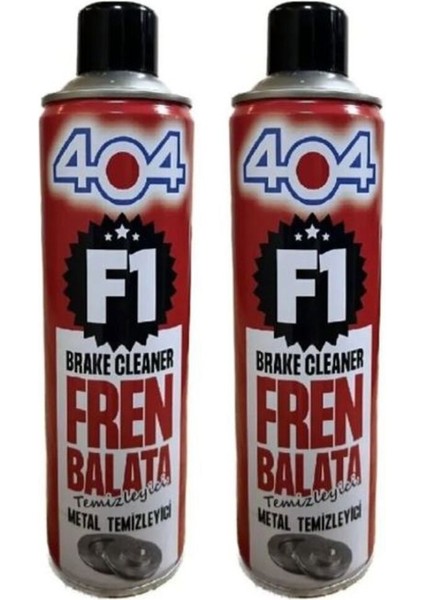 F1 Fren Balata Spreyi Metal Temizleyici 2 Adet 500 ml