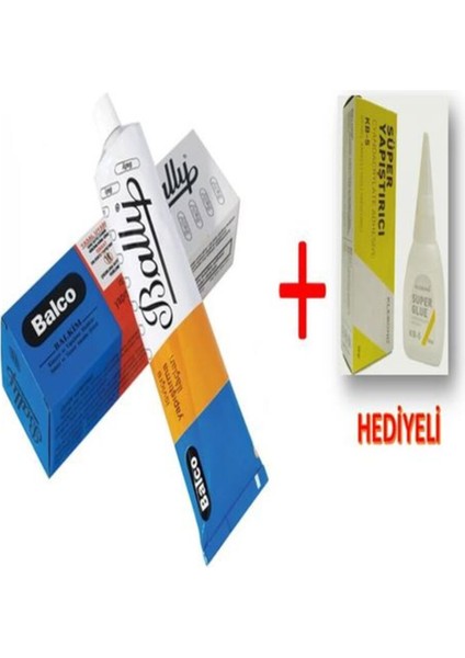 Balco Süper B.tüp 150 Gr. 6 Adet + Yapıştırıcı Hediyeli