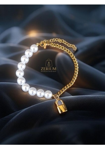 Kilitli Düşler 316L Zarif Çelik Kadın Bileklik