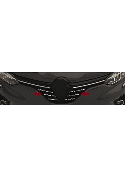 Paslanmaz Çelik Alt Ön Izgara Trim 6 Parça Set Clio V 2019 ve Daha Yeni Modellerle Uyumlu – Krom Alt Tampon Kalıbı fiyatları