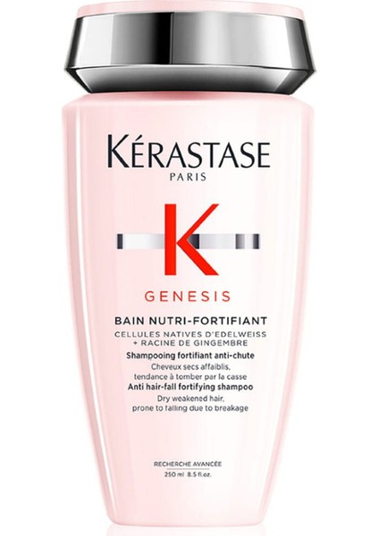 Genesis Bain Nutri-Fortifiant Saç Dökülmesine Karşıtı Güçlendirici Şampuan 250 ml 3474636858033