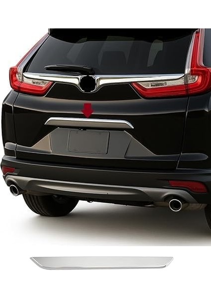 Paslanmaz Çelik Arka Bagaj Kapağı Çıtası – Cr-V 2020 ve Daha Yeni Modellerle Uyumlu – Bagaj Kapağı Vurgu Çıtası fırsatları