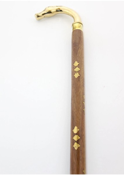 Pirinç At Büstü Baston Model 2