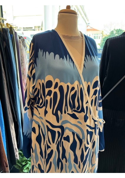 Pamuk Viskon Bağlamalı Model Namaz Elbisesi