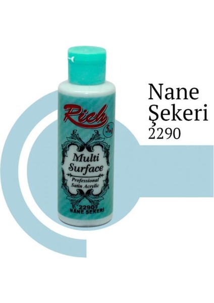 Rich Multi Surface 2290 Nane Şekeri Akrilik Boya 120 cc