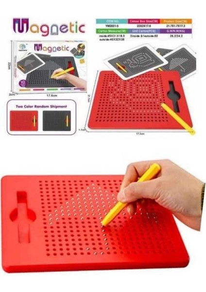 Bfs YM2021-5 380 Metal Toplu Örnek Kartlı Magnetic Board K.ç