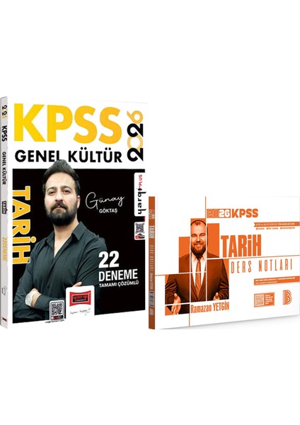 2026 Kpss Tarih 22 Deneme Günay Göktaş - 2026 Kpss Tarih Ders Notları
