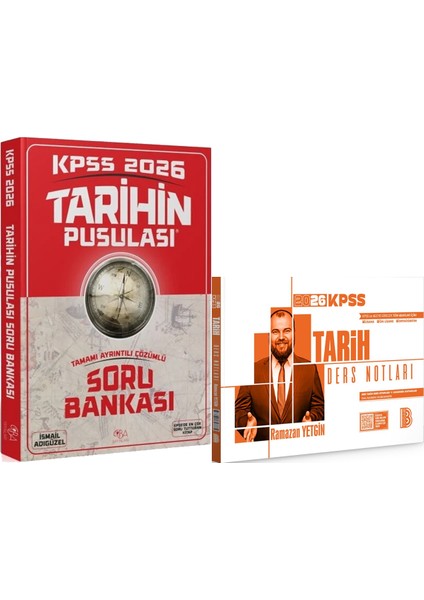 2026 Kpss Tarihin Pusulası Soru Bankası - 2026 Kpss Tarih Ders Notları