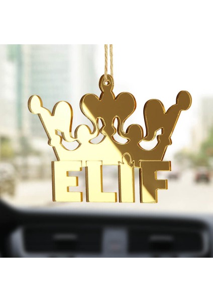 Kişiye Özel Kraliçe Tacı Pleksi Araba Dikiz Aynası Süsü fiyatları