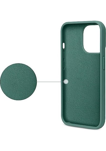 14 Pro Max Kılıf 6.7 Içi Kadife Lansman Silikon Kılıf Şok Emici Full Kasa Koruma Sağlayan Kılıf Haki Yeşil fiyatları