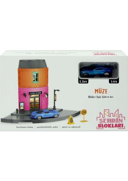 Bfs Şehrin Blokları Yapboz Müze Seti modelleri