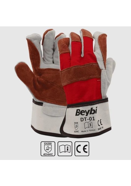 Bfs Beybi Dt-01 Deri Takviyeli Eldiven No:10