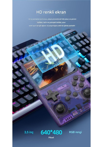 R40S Pro Taşınabilir Retro Oyun Konsolu 30.000 Oyun Arkos 2.0-256GB Minecraft,half Life,gta fiyatları