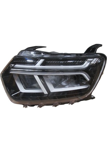 Dacia Duster 21/23 Far Lambası Sol Elektri̇kli̇/motorlu/ledli̇ (Beyaz Çıtalı) (Ayfar) (E Marklı)