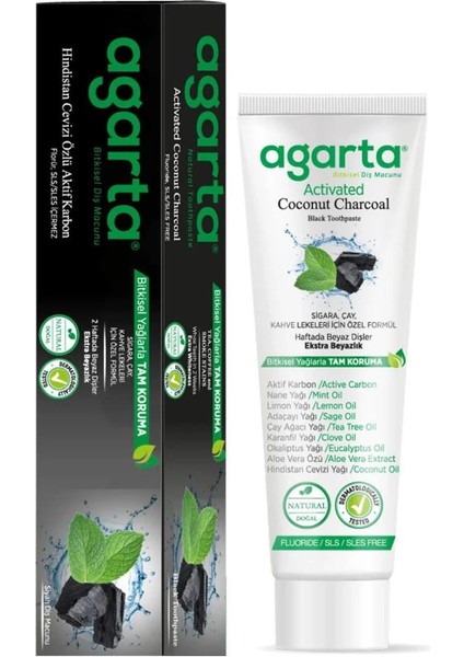 Bfs Hindistan Cevizi Özlü Aktif Karbon Diş Macunu 100ML