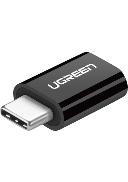 Micro USB To Type-C Dönüştürücü Adaptörü, Siyah