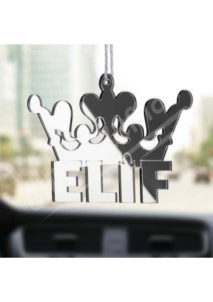 Kişiye Özel Kraliçe Tacı Pleksi Araba Dikiz Aynası Süsü fiyatları