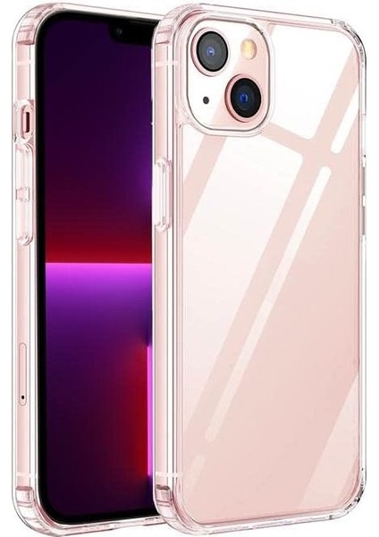 Kzy Iletişim 13 ile Uyumlu Kapak Köşe Korumalı Tıpalı Şeffaf Kılıf