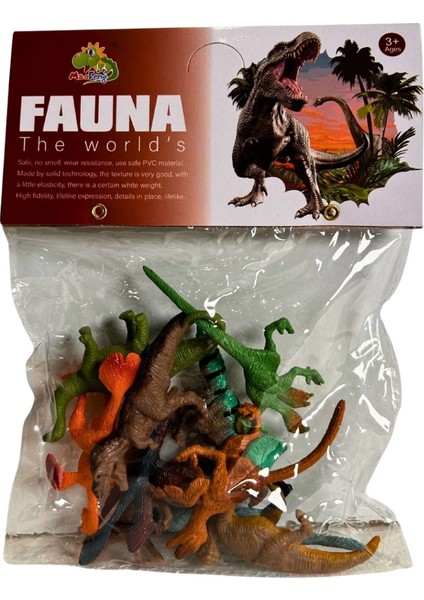 Bfs Pvc Pakette 10'lu Küçük Dinazorlar