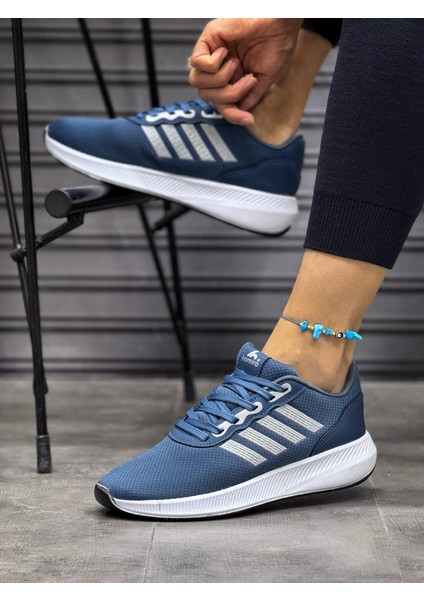 Unisex Fuspetli Poli Taban Spor Ayakkabı-Mavi fiyatları