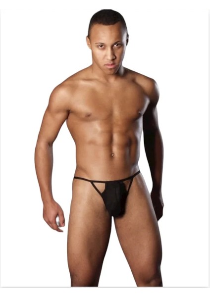 Fantezi Siyah Transparan Erkek Iç Çamaşırı