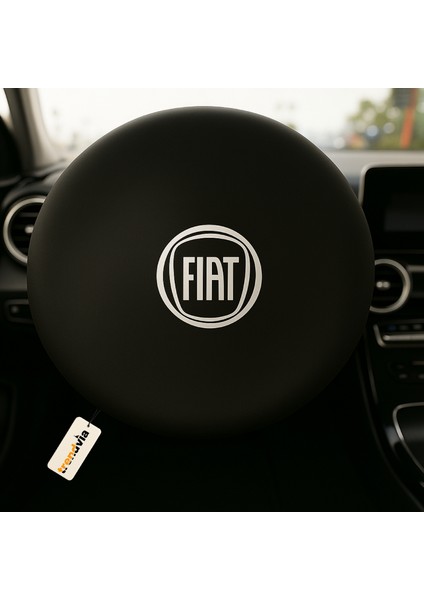 Fiat Uyumlu Siyah Penye Kumaş Direksiyon Kılıfı | Direksiyon Koruma