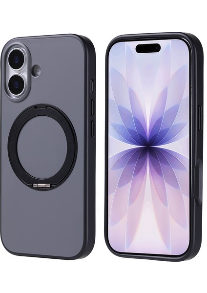 iPhone 17 Kılıf M-Safe Şarj Özellikli Standlı Mryn Proton Silikon Kapak - Gri fiyatları