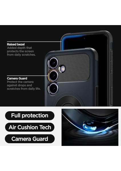 Galaxy S24 ile Uyumlu Kılıf Slim Armor Magfit Metal Slate - ACS07202 modelleri