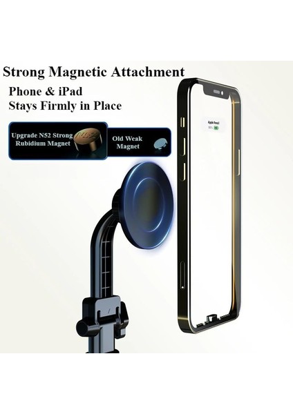 ile Uyumlu Açısı Ayarlanabilir Model A Sınıfı Malzeme Döner Akıllı Telefon Standı Masaüstü Stand Yayıncı Kick Youtuber Stant Cep Telefon Tutucu T13-2 fiyatları