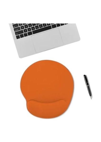 Bilek Destekli Jel Mouse Pad,ergonomik Kaymaz Taban,oyun ve Ofis Için Fare Altlığı,suya Dayanıklı (Turuncu) fiyatları