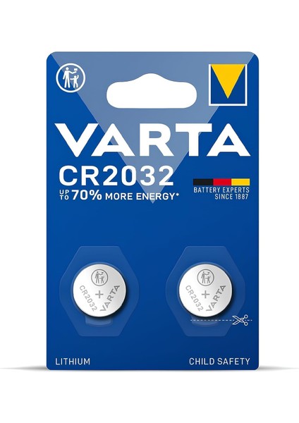 Varta Lityum Pil 2li Paket