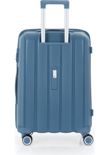 V305 Üçlü Polipropilen Valiz Seti Sky Blue indirimleri