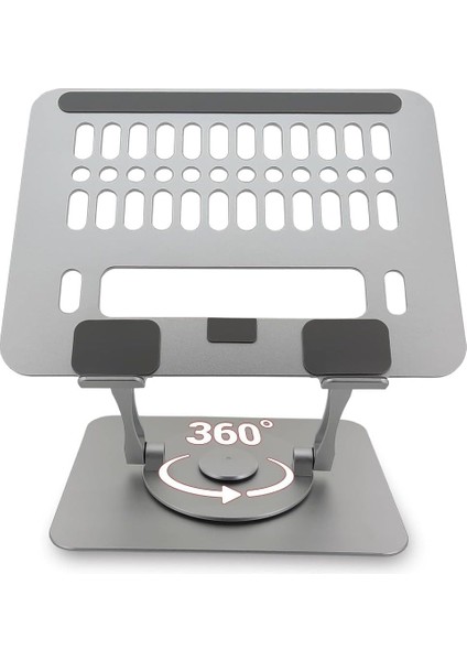 ZR-516 Alüminyum Taşınabilir 360 Derece Dönebilir Katlanabilir Laptop Standı