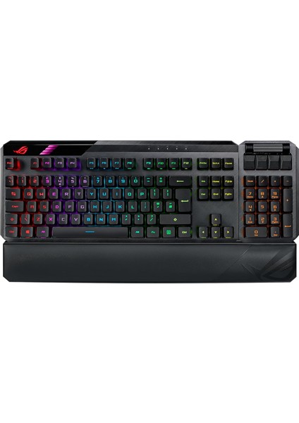 Rog Claymore Iı/rx Red/pbt/uk Aura Sync Rgb Bilek Desteği Mekanik Oyuncu Klavye Türkçe Tuş Dizilimi Rog Rx Red Swıtch Ingilizce