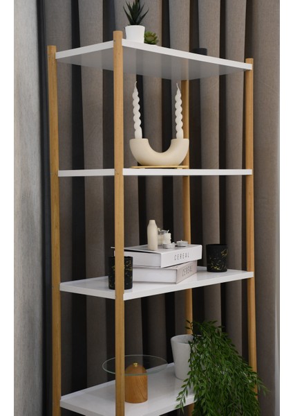 Çok Amaçlı 5 Raflı Mutfak Düzenleyici Mutfak Rafı Salon Rafı Vitrin Kitaplık fırsatları