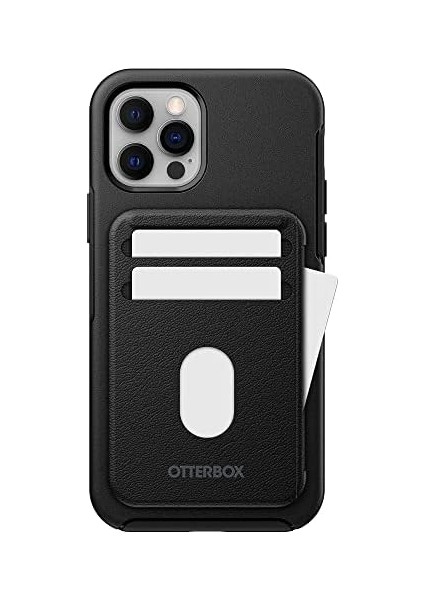 Magsafe Cüzdan, Nakit ve Kart Için 2 Cepli Yumuşak Dokunuşlu Cüzdan, Güçlü Manyetik Hizalama, Magsafe ile Uyumlu, ile Uyumlu, Siyah modelleri