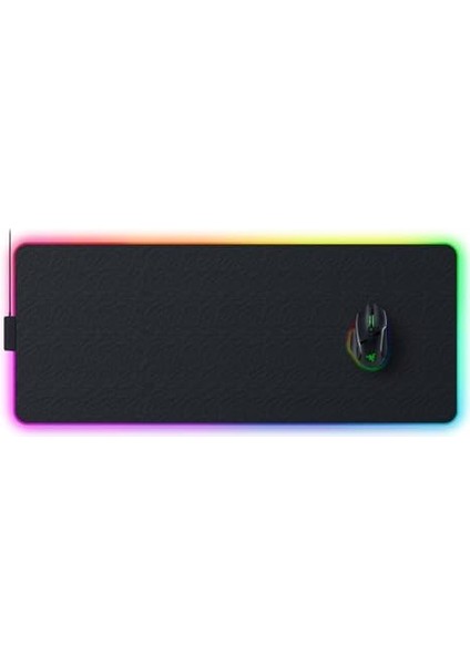 Strider Chroma - Chroma Rgb ile Hibrit Oyun Mouse Mat (Hibrit Yumuşak/sert Mat, 19 Chroma Rgb Aydınlatma Bölgesi, Kaymaz Taban, Dikişsiz Kenarlar) Siyah fiyatları