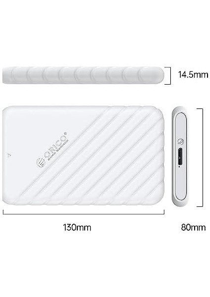 USB 3.0 Micro B 2.5' Inch Sata SSD Hard Disk Kutusu Beyaz modelleri