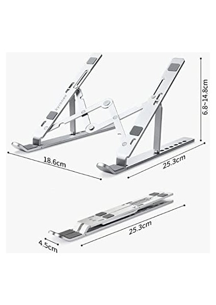 HT-119 Katlanır Laptop ve Tablet Standı, Siyah fiyatları